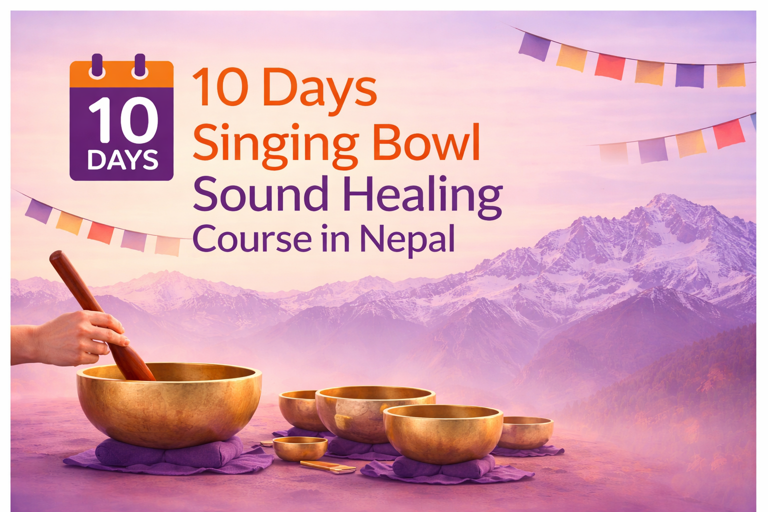10 Day Singing Bowl Sound Healing Course in Nepal (Training and Certification)