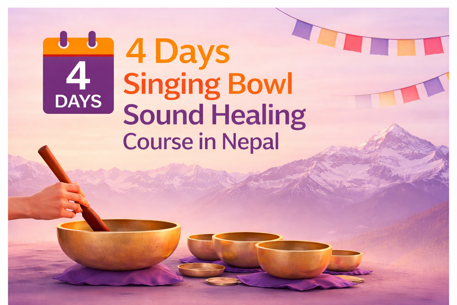4 Days Singing Bowl Sound Healing Course in Nepal (Training and Certification)